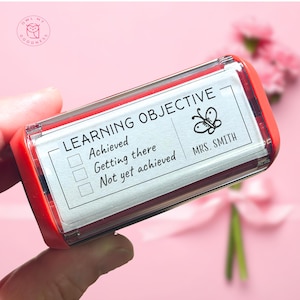 Teacher Learning Objective Stamp: Grading Stamp, School Accessory
