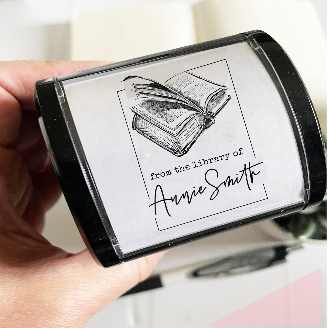 Ex Library Custom Vintage Library Book Stamp: Ex Libris Gift - Etsy Canada