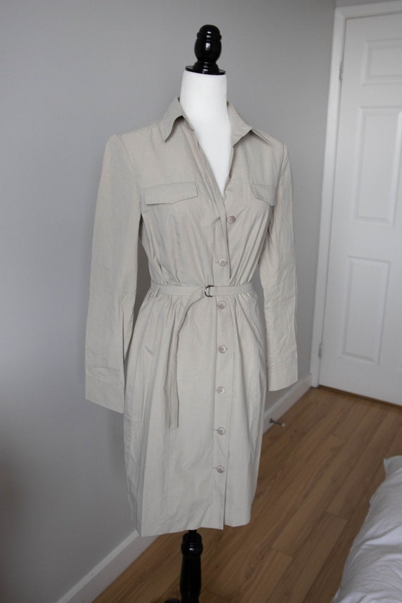 Vintage Thrifted 2000s y2k Utility Style Dress *F… - image 5