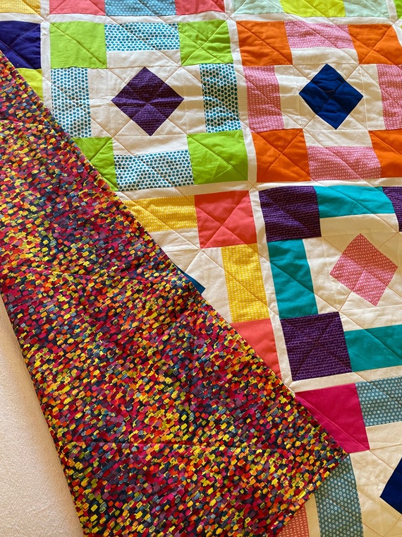Backyard Party Quilt Kit - Large Throw 62 1/4 Backyard Party Quilt Kit - Large Throw 62 1/4