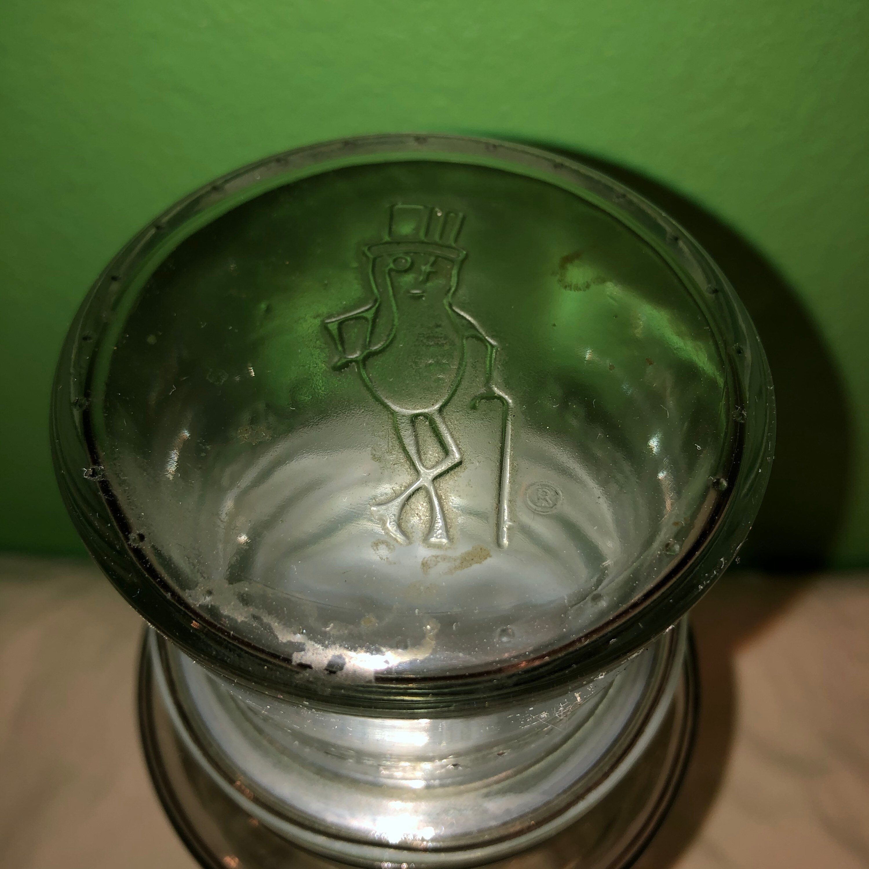 Mr. Peanut Happy Holiday Glass Peanut Jar Etsy