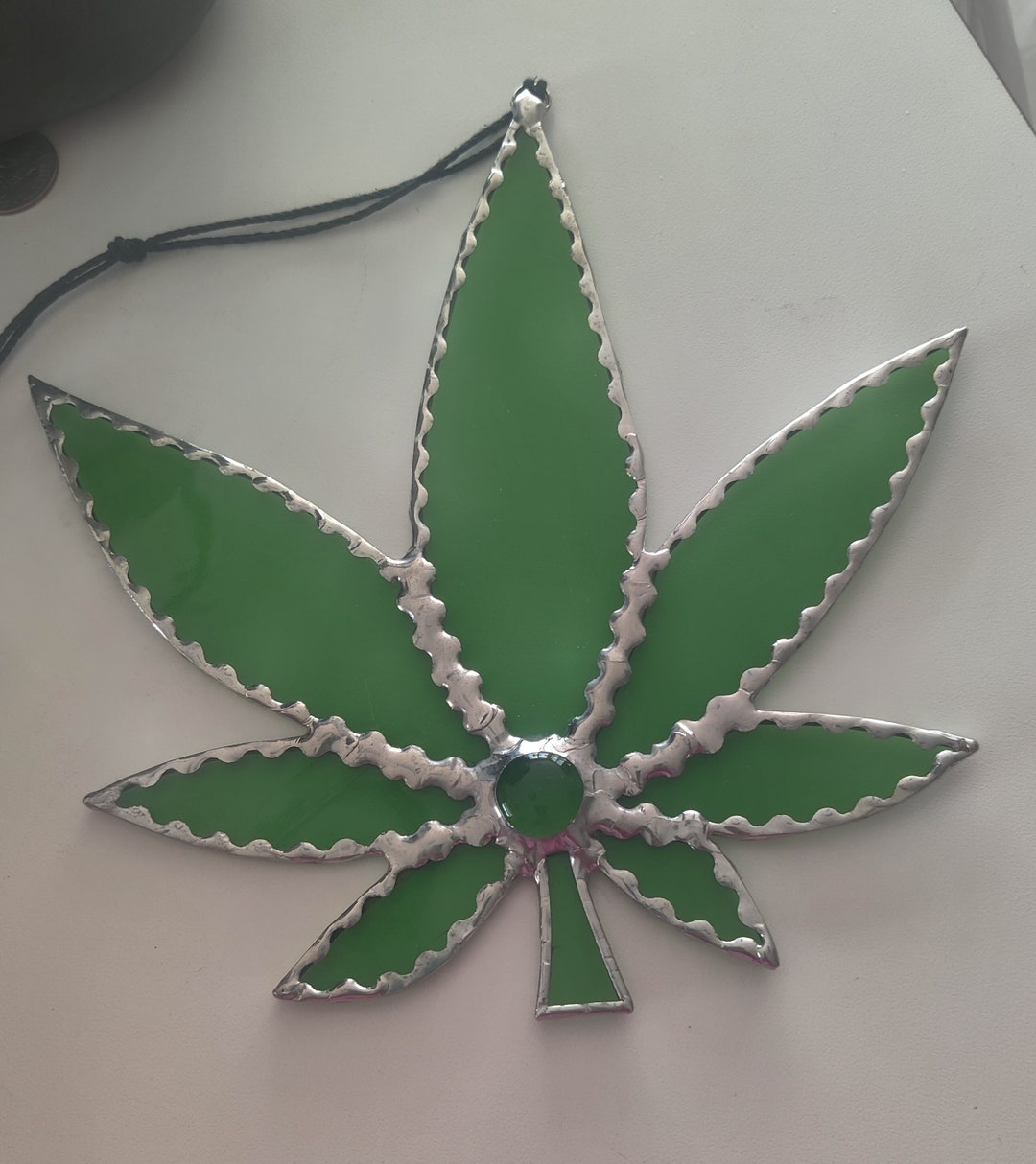 Stained Glass Marijuana Leaf Cannabis Leaf Weed Pot Leaf Etsy