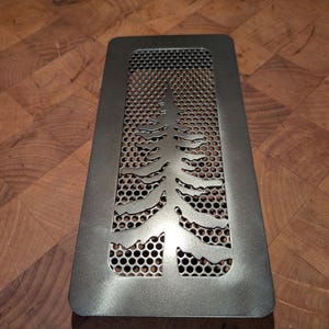 Sitka / 4 x 10 Custom Heating Vents / Powder Coated Metal Floor Ducts / Colourful Registers / Unique Craftsman Home / Floor Grills / HVAC