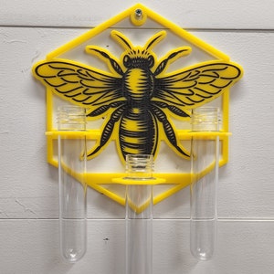 Laser Cut Bumble Bee Plant Propagation station - bud vase  - air plant holder - File Only!