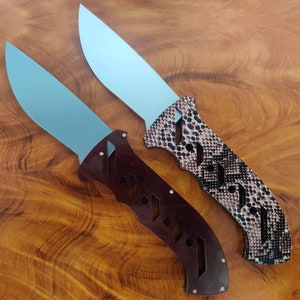 Laser Cut Folding Pocket Knife DIY kit - wooden knife kit - File Only!