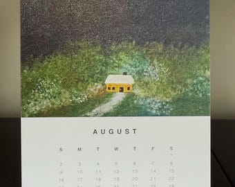 2026 Cottage Desk Calendar with Easel (Slight Defect!) 1/2 price! See description