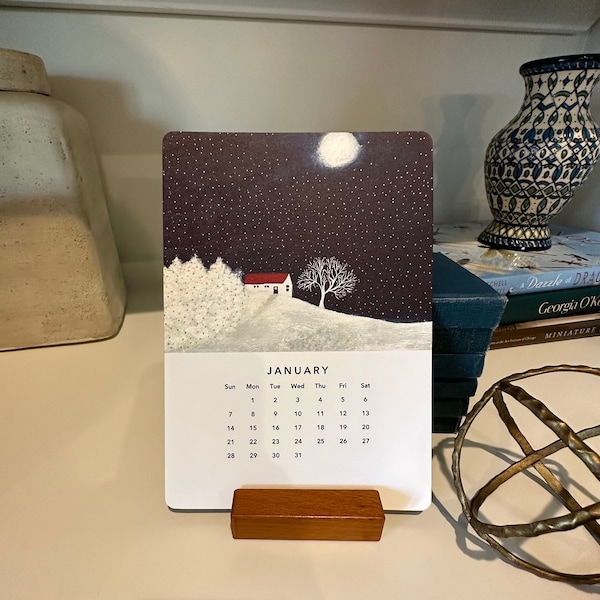 Easel Calendar Etsy