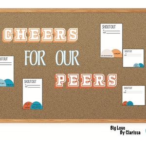 Shout Out Bulletin Board Digital Download to Printout!