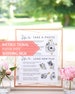 Instax Mini Photo Guestbook Instant Download 8x10 Printable // Printable Party and Wedding Reception Sign 