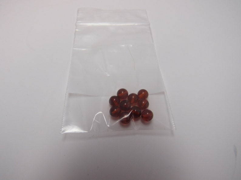 10 Beads Baltic Amber 6mm Round Drilled Cognac Alluregem E1276