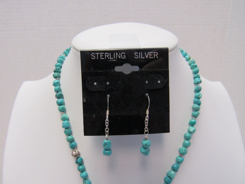 925 Sterling Silver Turquoise /& black Wood Pendant 18 Multi-colored Alluregem E1747 31 gm
