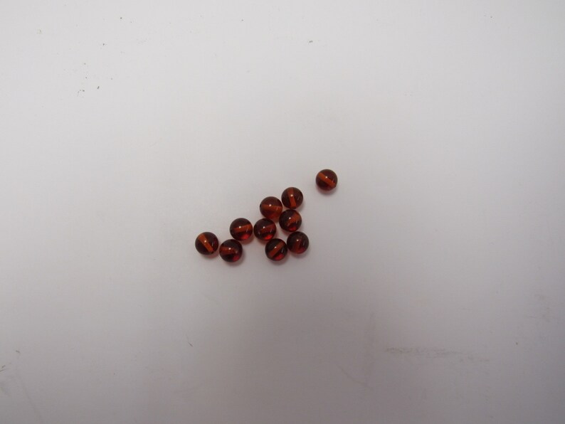 10 Beads Baltic Amber 6mm Round Drilled Cognac Alluregem E1276