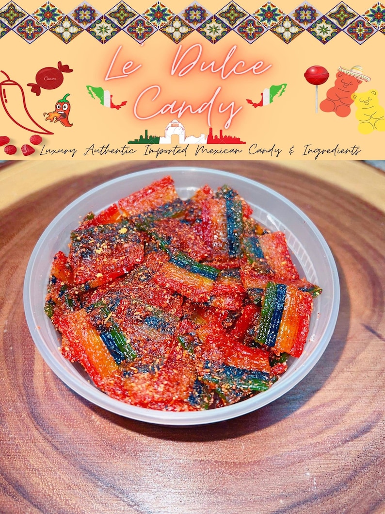 Dulce Enchilados Spicy Candy Chamoy Candy in a Bag gusher Etsy