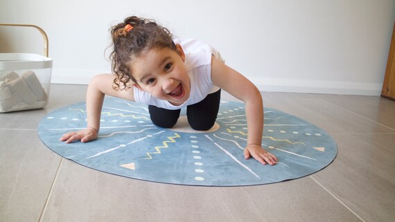 Mindfulness Yoga Play Mat For Kids Etsy