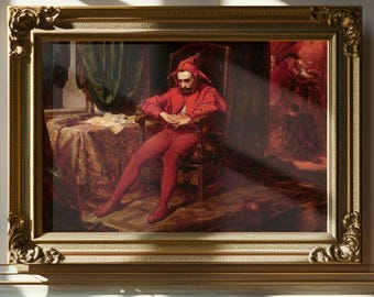 Stanczyk by Jan Matejko, digital instant download, wall art, Poster Print, printable, dark academia