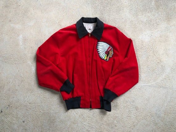 Vintage 1950s Shawnee Mission North Red Corduroy J