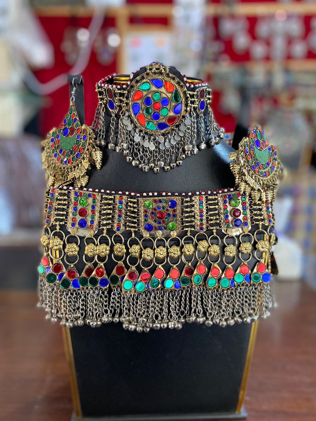 Antique Afghan Jewelry Set Afghani Jewellery Kuchi Jewelry Etsy Australia