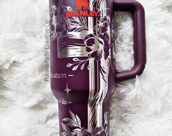 Psalms 27- Christian Engraved Tumbler (30/40oz)