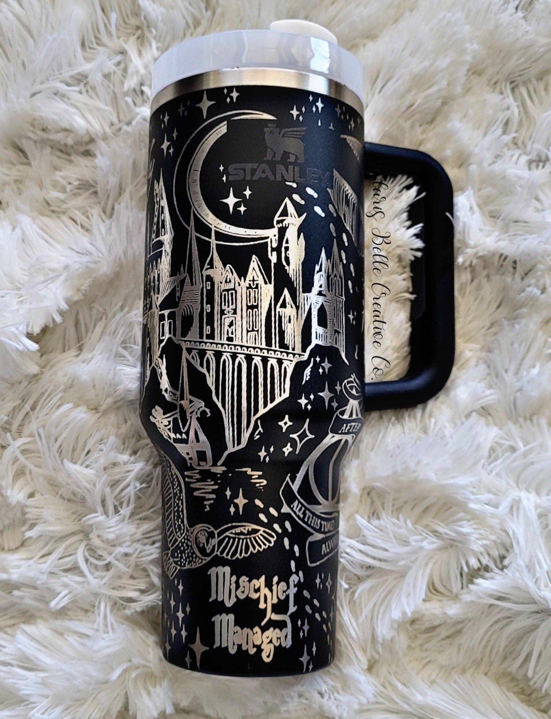 HP Wizard Stanley Design-40 Oz Tumbler With Handle 