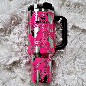 M.Mouse Head Engraved Tumbler 40oz/30oz - Custom Laser Engraved Stanley, Yeti, Hydro Flask, Simply Modern - Personalized Gift