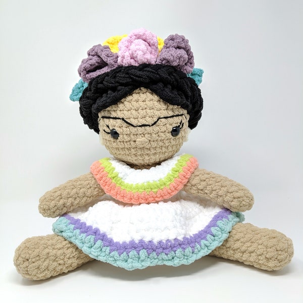 PATTERN - Baby Frida - Cuddly Amigurumi - PDF Crochet Pattern - Instant Download