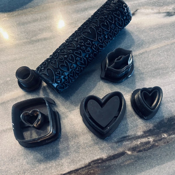 Valentines Bundle set cutters for Polymer Clay. Any Size