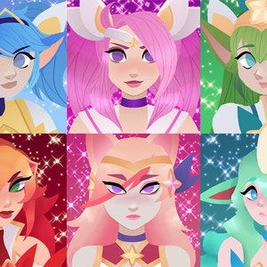 League of Legends Star Guardian Prints