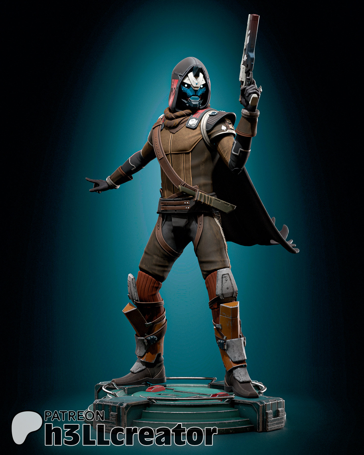 Cayde 6 | Destiny | Model | Space | Sci-fi | Hunter | Futuristic