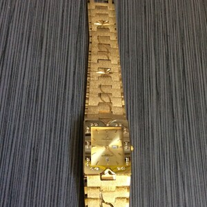 Sunborn watch 23k gold plated hotsell