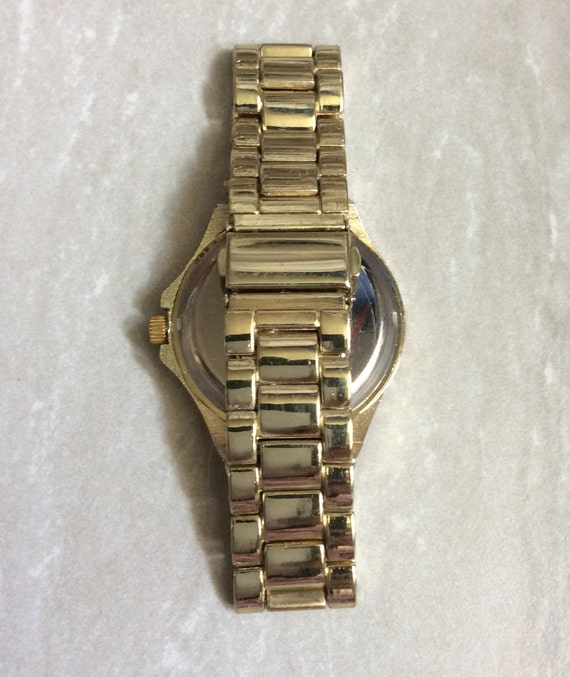 Donna Vivian Women's Gold Crystal Watch Round Sil… - image 2