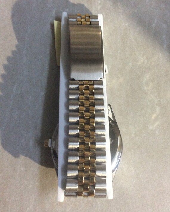 Swanson Men's Watch WR5ATM Round Blue Dial Day & Date… Gem