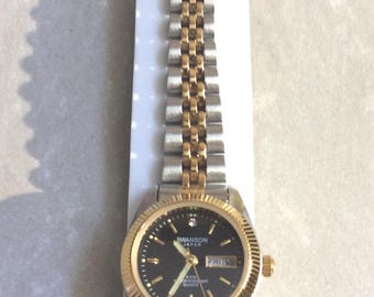 Montre Femme Swanson Bicolore Or/argent - Quartz Japonais, étanche 50m, Affichage Jour/date