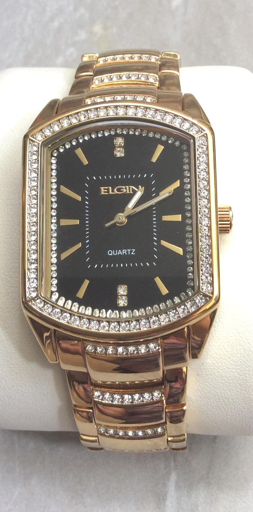 Elgin Crystal Gold Men display picture 1