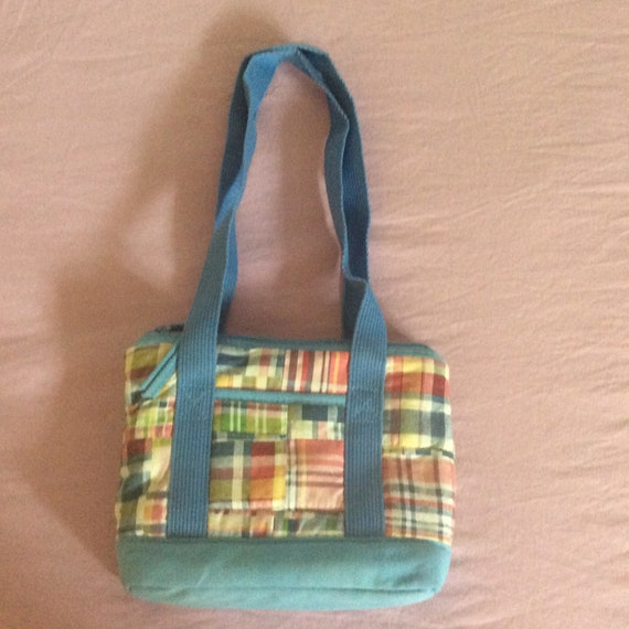 Braciano Shoulder Bag Patchwork Design Colorful Z… - image 1