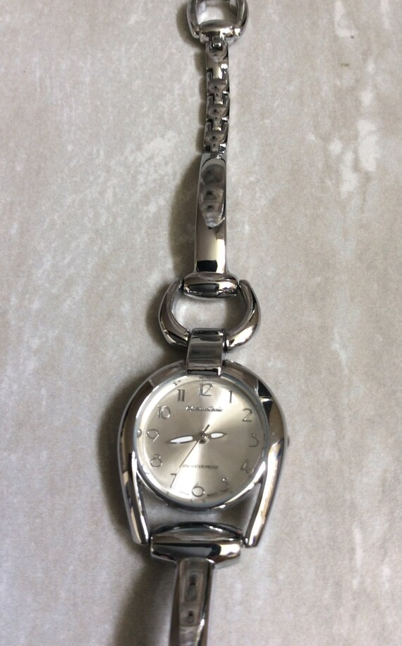 Montres Carlo Women's Silver Horseshoe Watch Roun… - image 2