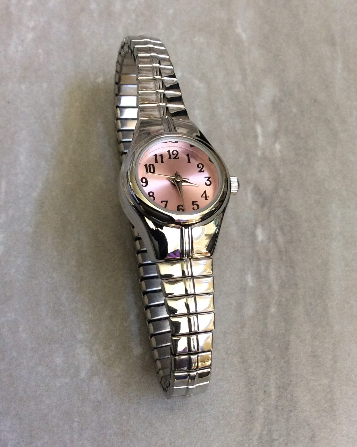 ?New BCBG Silver Pink Face 32mm Watch? Cherry Blossom Watch | Sakura Petal Hand Rose Gold Bracelet  main image 2