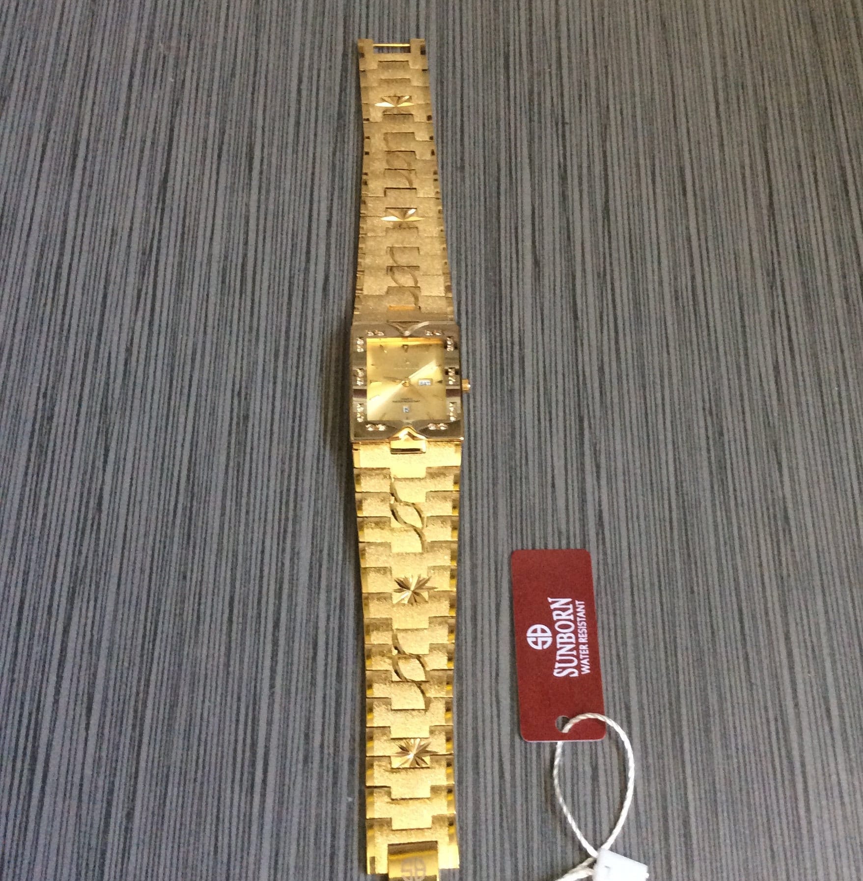 Sunborn swiss 23k gold plated new arrivals