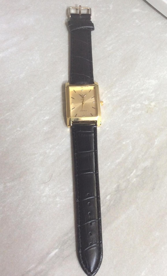 VERRE MONTRE RECTANGLE 24 X 21 mm GENEVE BASE CINTRÉ 4 COTÉS