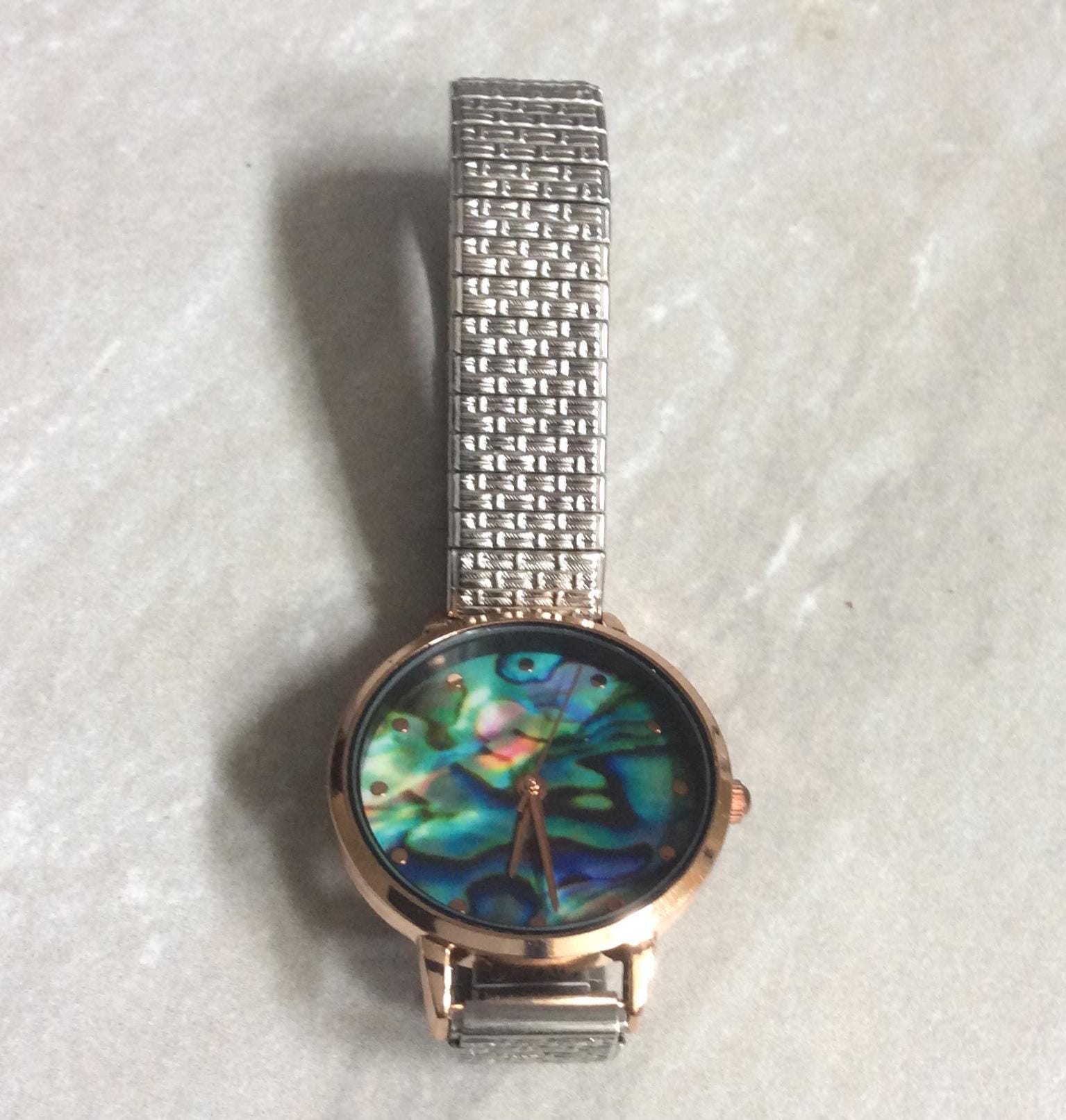 Abalone Watch Band - Etsy