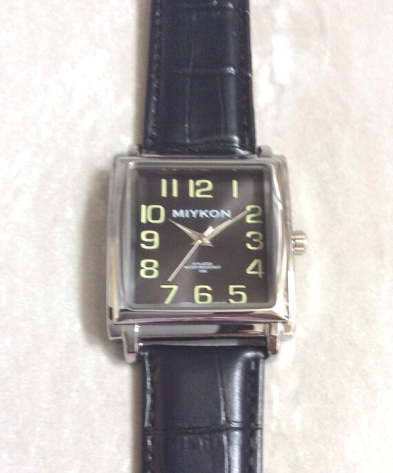 Miykon Silver and Black Watch s-l400.jpg main image 2