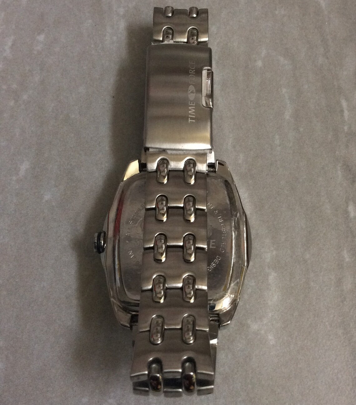 Time Force Silver Stainless Steel Dress Watch