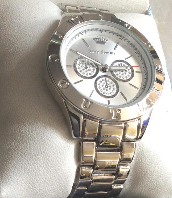 Juicy Couture silver linked watch Juicy Couture Black Label Silver-Tone Ladies Watch (#1375706  main image 4