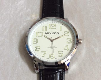 1965 Caravelle 17J Bulova Silver Toned Black Hands Sweep Second Mens Wrist Watch Caravelle 17 Jewels Wristwatches for sale - eBay main image 3