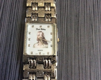 Men's Religious Silver Watch Rectangle Sunray White Dial | Etsy