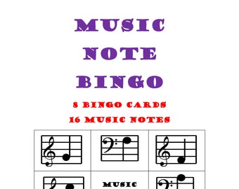 Muzieknoot Bingo
