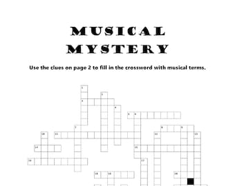Musical Mystery Puzzles