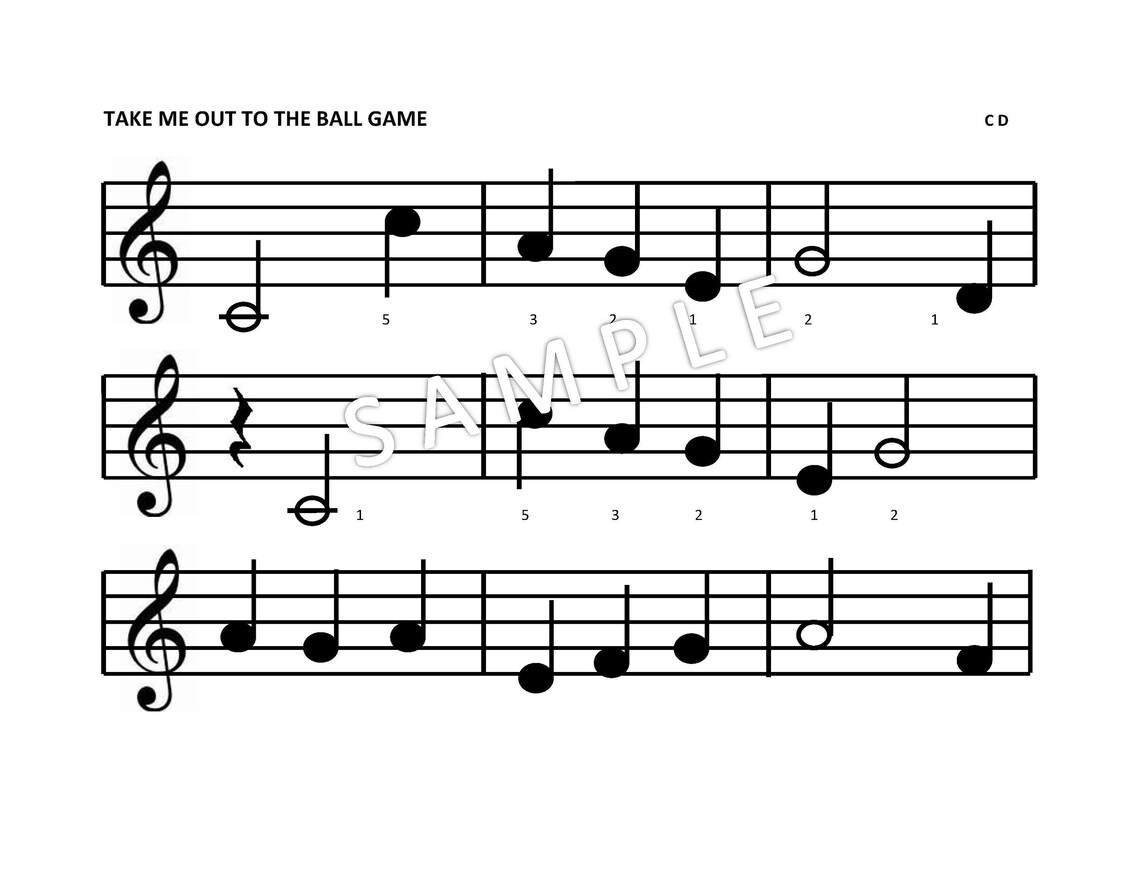 Take Me Out to the Ball Game Piano Sheet Music for Advanced Beginners