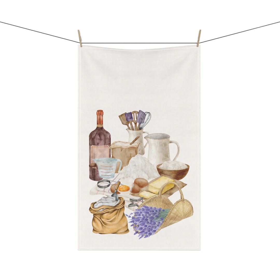 French Country Kitchen Towels French Countryside Kitchen Etsy