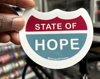 State of Hope Sticker: Mental Health Vinyl Decal