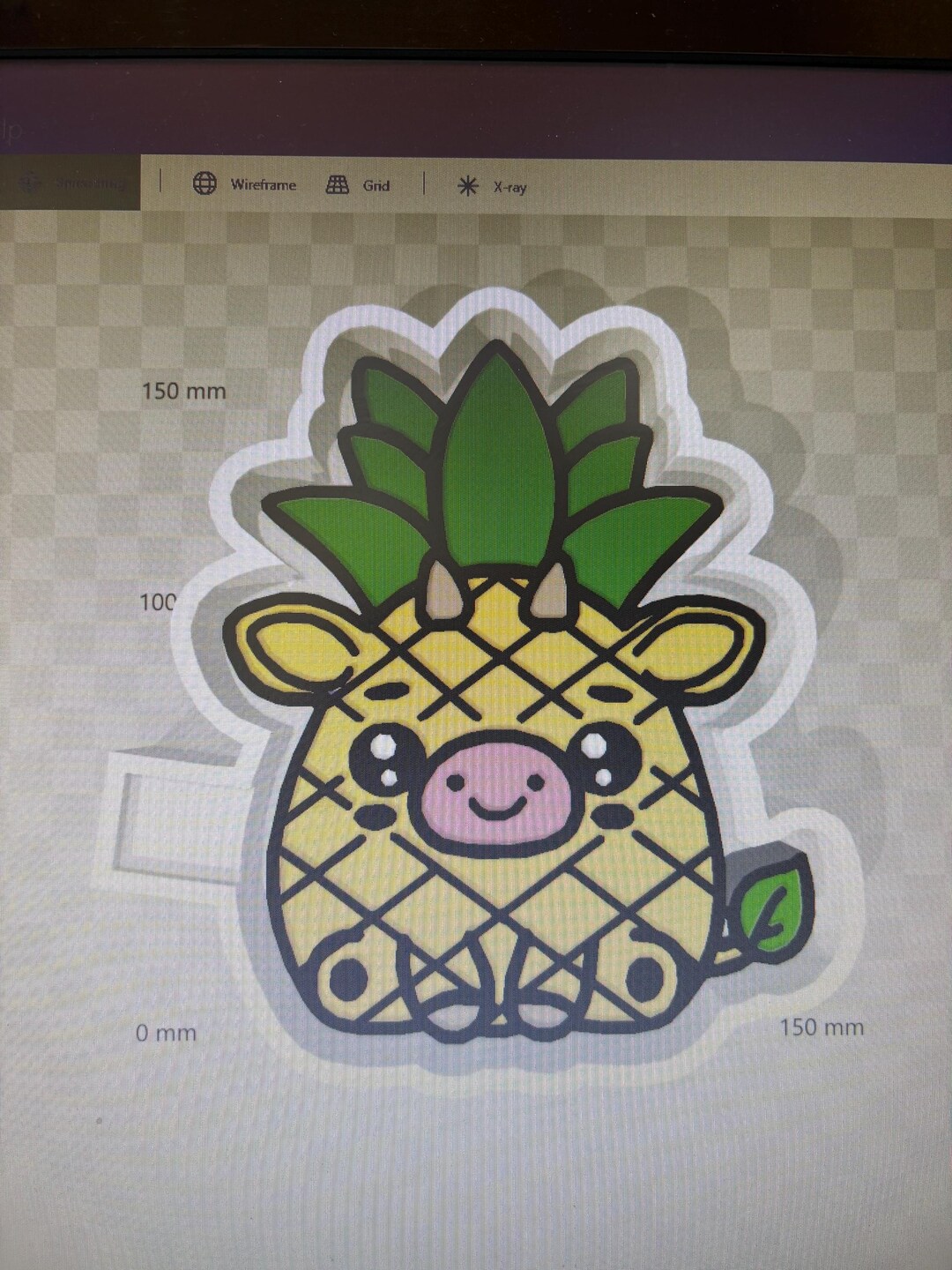 Pineapple Cow Silicone Freshie Mold - Etsy